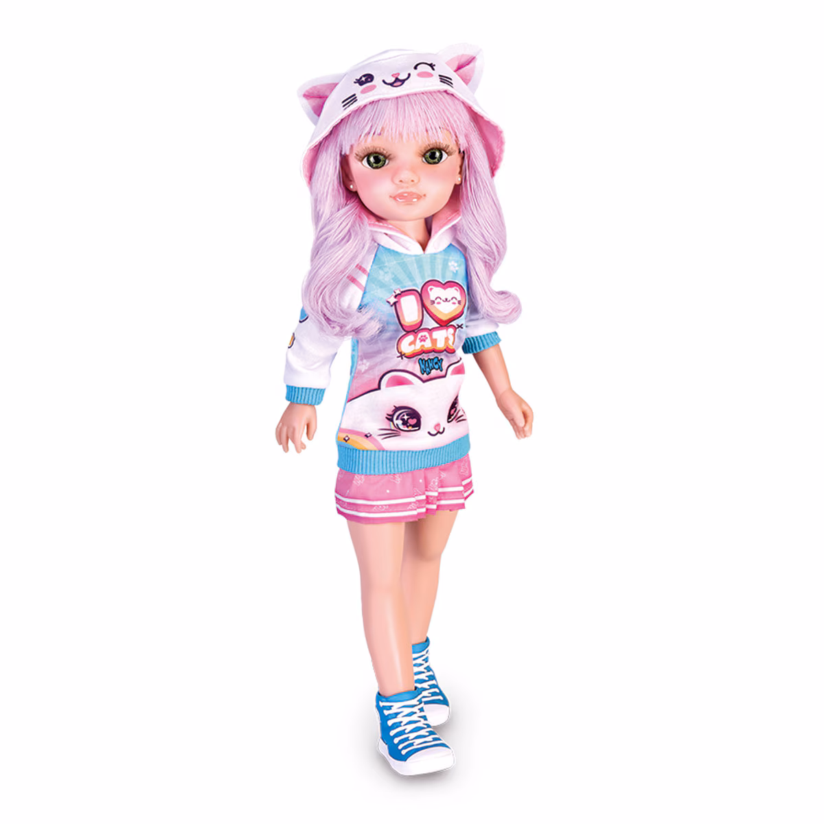 Muñeca Nancy Catwaii-Estilo felino con accesorios personalizados - Imagen 3