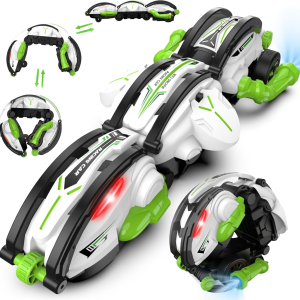 Tumble Stunt Crazon – Coche Teledirigido Acrobático 360º con Luces LED para Niños +6 años
