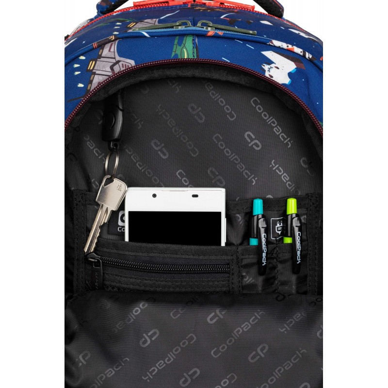 Mochila Escolar CoolPack DUO Space Adventure – Diseño Espacial, Ergonómica y Súper Resistente - Imagen 6