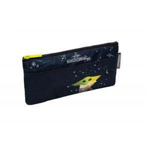 Estuche portatodo plano Star Wars The Mandalorian CoolPack – Estuche escolar con cremallera Disney