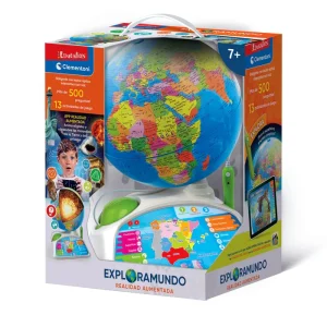 Exploramundo Realidad Aumentada Clementoni – Globo interactivo educativo con app
