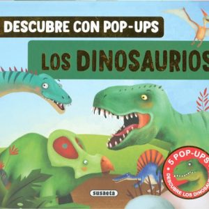 Libro infantil con pop-ups “Descubre con Pop-Ups: Los Dinosaurios” – Libro interactivo educativo