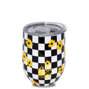 Taza térmica Chess Flow reutilizable – vaso térmico para café y bebidas calientes con tapa