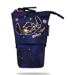 Estuche Portatodo Stitch Disney – Neceser Escolar Azul con Cremallera