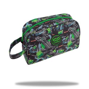 Neceser Infantil CoolPack con doble compartimento y cremallera.Bloques