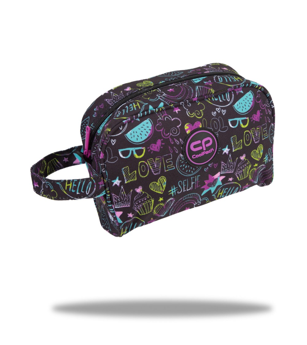 Neceser Infantil CoolPack con doble compartimento y cremallera.Mood Night