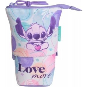 Estuche Portatodo Stitch Love More Disney – Neceser Escolar Infantil